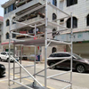Construction Building Material Mobile Platform Access Ladder 4M Aluminium Scaffold Tower